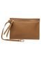 Bolsa Saco Couro Ellus Suede Caramelo - Marca Ellus