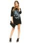 Vestido DAFITI ONTREND Tigre Preto - Marca DAFITI ONTREND