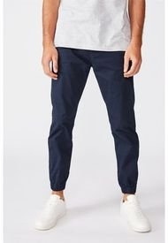 Pantalón Cotton On Drake Cuffed Pant Azul - Calce Slim Fit