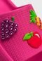 Chinelo Nuvem Popidi Infantil Menina Frutas Pink - Marca Pópidí