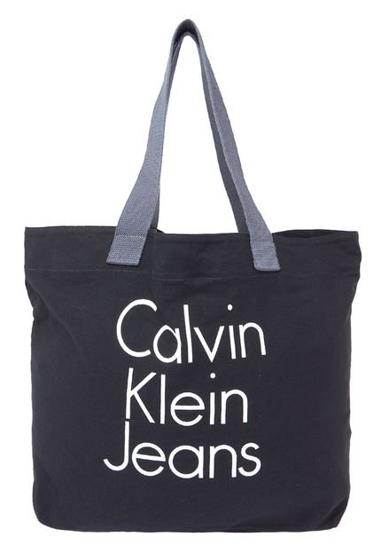 Bolsa Calvin Klein Jeans Alças Preta - Marca Calvin Klein