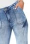 Calça Jeans AMBER Flare Acid Azul - Marca AMBER