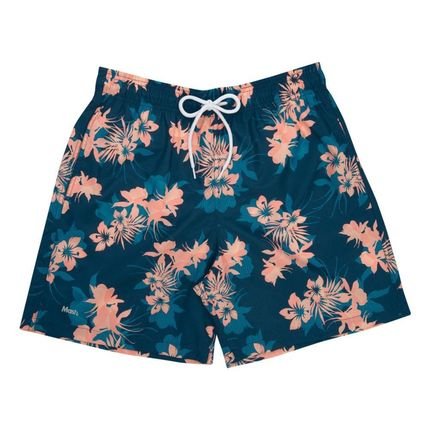Shorts Estampado Floral Texturizado - Marca MASH
