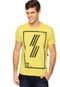 Camiseta Manga Curta Ellus Estampada Amarela - Marca Ellus