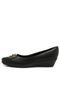 Scarpin Piccadilly Anabela Preto - Marca Piccadilly