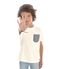 Camiseta Infantil Masculina Meia Malha Trick Nick Bege - Marca Trick Nick