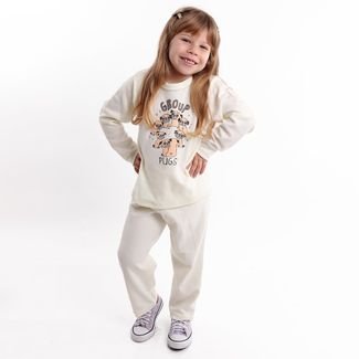 Conjunto Verde Infantil Inverno Plush Bebe Feminino Juvenil Frio