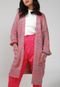 Cardigan Tricot Forever 21 Color Rosa - Marca Forever 21