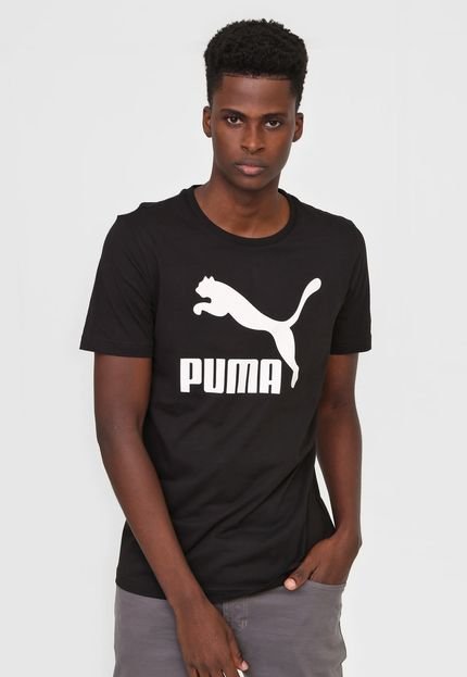 Camiseta Puma Logo Preta - Marca Puma