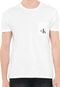 Camiseta Calvin Klein Jeans Com Bolso Branca - Marca Calvin Klein Jeans