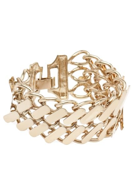 Pulseira Parfois Metal Dourada - Marca Parfois