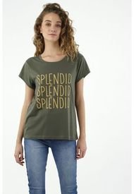 Camiseta Para Mujer Color Verde