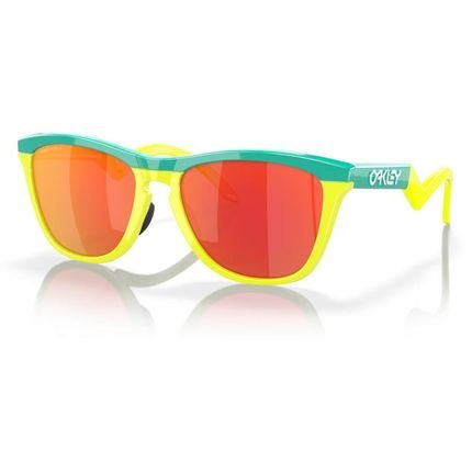 Óculos de Sol Oakley Frogskins Celeste/Tennis Ball Yellow 02 - Marca Oakley