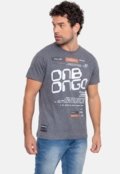 Camiseta Onbongo Estampada Grafite Mescla - Marca Onbongo