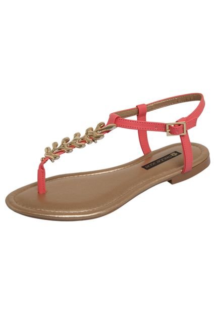 Rasteira Metal Petite Jolie Coral - Marca Petite Jolie