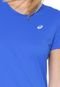 Camiseta Asics W Core Running Pa Ss Tee Azul - Marca Asics