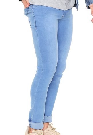 Calça Jeans Storm Skinny Estonada Azul