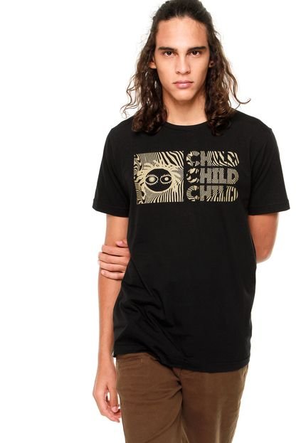 Camiseta Child Curveline Preta - Marca Child