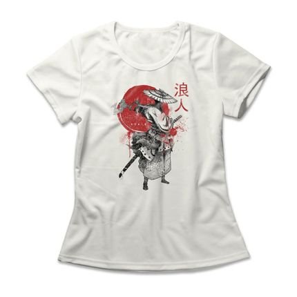 Camiseta Feminina Ronin - Off White - Marca Studio Geek 