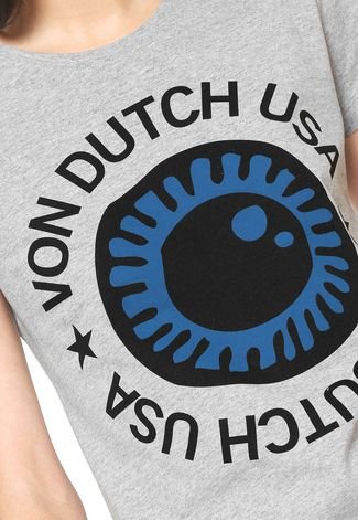 Camiseta Von Dutch USA Cinza