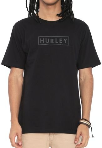 Camiseta Hurley Boxed Benzo Preta