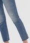 Calça Jeans GAP Reta Cropped Estonada Azul - Marca GAP
