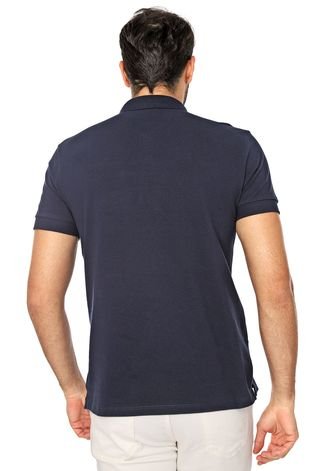 Camisa Polo Colcci Reta Lisa Azul-marinho