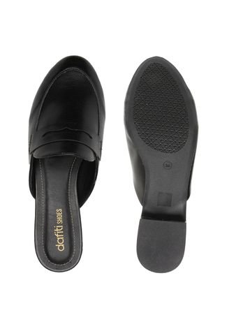 Mule DAFITTI SHOES Pespontos Preto