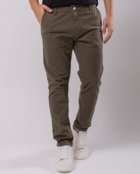 Calça Masculina Chino Cano Curto 11001 Verde Oliva Consciência - Marca Consciência