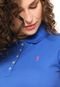 Camisa Polo Aleatory Lisa Azul - Marca Aleatory