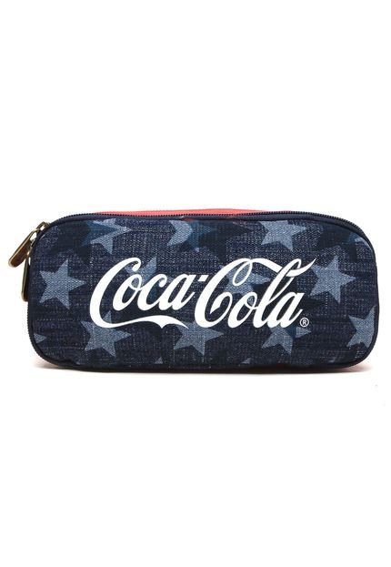 Estojo Coca Cola American Flag Azul/Vermelho - Marca Pacific