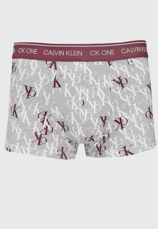 Cueca Calvin Klein Underwear Boxer Logo Cinza Compre Agora