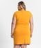 Vestido Curto Plus Size Secret Glam Amarelo - Marca Secret Glam