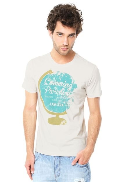 Camiseta Cavalera Globo Bege - Marca Cavalera
