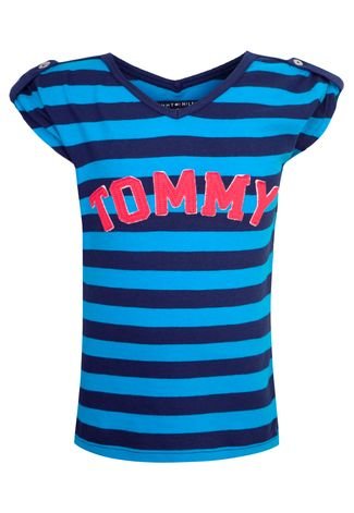 Camiseta Tommy Hilfiger Kids Azul