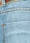 Bermuda Jeans Sacada Cinto Azul - Marca Sacada