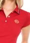 Camisa Polo Lunender Bordada Vermelha - Marca Lunender