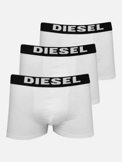 Pack Cueca Diesel Boxer Trunk 00SL6S Branca 3UN - Marca Diesel