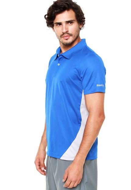 Camisa Polo Reebok Shirt Shor Azul - Marca Reebok