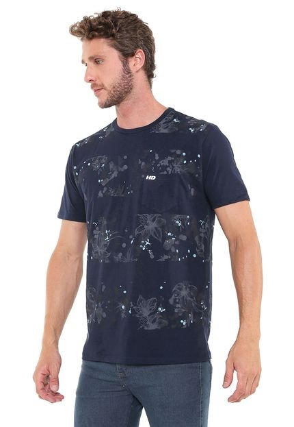 Camiseta HD Especial Paint Azul-marinho - Marca HD
