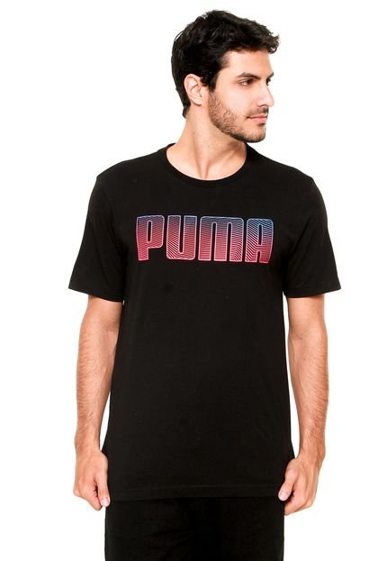 Camiseta Puma Puma Faded Preta - Marca Puma