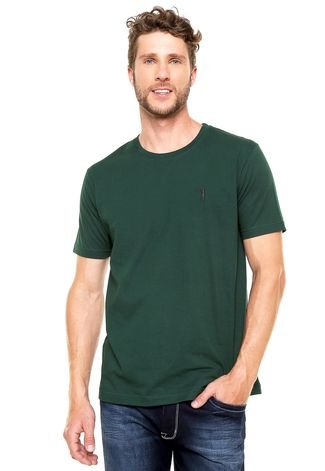 Camiseta Aleatory Bordado Verde