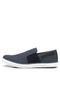 Slip On Aleatory Logo Azul - Marca Aleatory