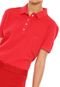 Camisa Polo Carmim Reta Logo Vermelha - Marca Carmim