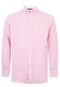 Camisa Linho Gant The Linen Shirt Rosa - Marca Gant