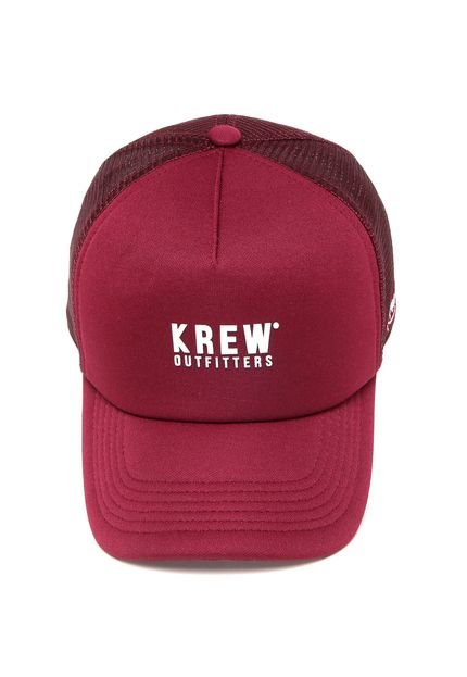 Boné Krew Trucker Logo II Vinho - Marca Krew