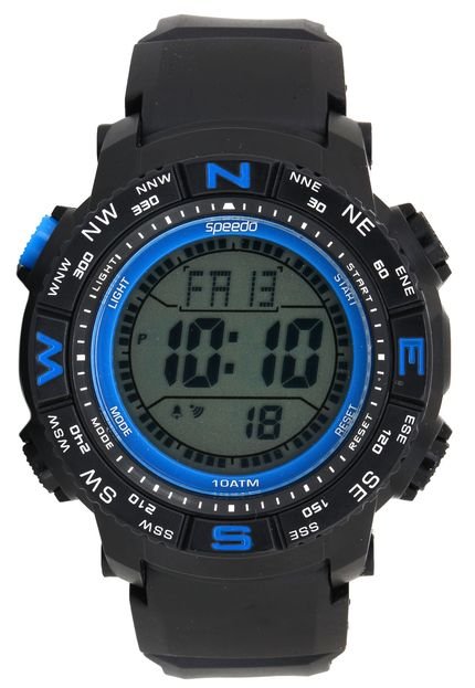 Relógio Speedo 81137G0EVNP1 Preto/Azul - Marca Speedo