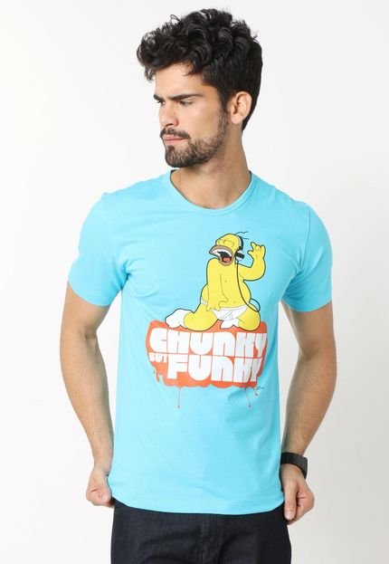 Camiseta Cavalera Chunky But Funky Azul - Marca Cavalera