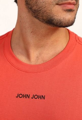 Camiseta John John Splited Vermelha - Compre Agora