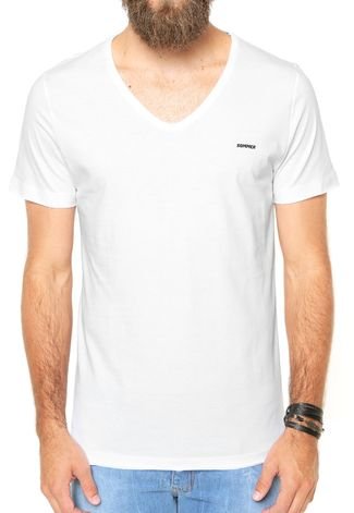Camiseta Sommer Bordado Branca